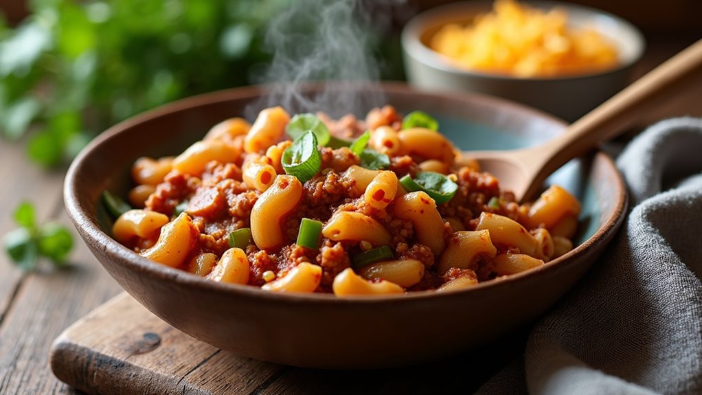 turkey chili macaroni recipe