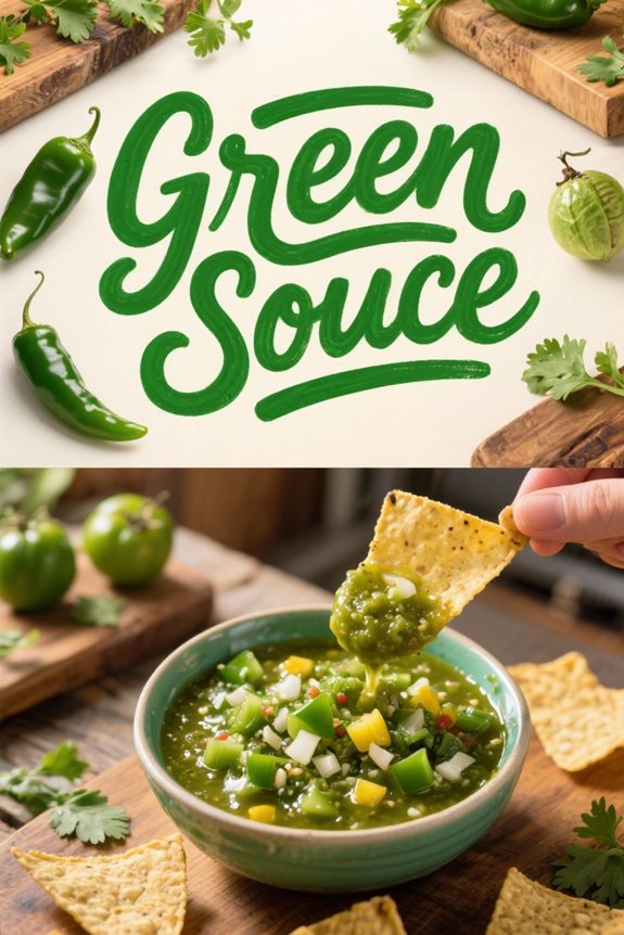 vibrant green salsa delight