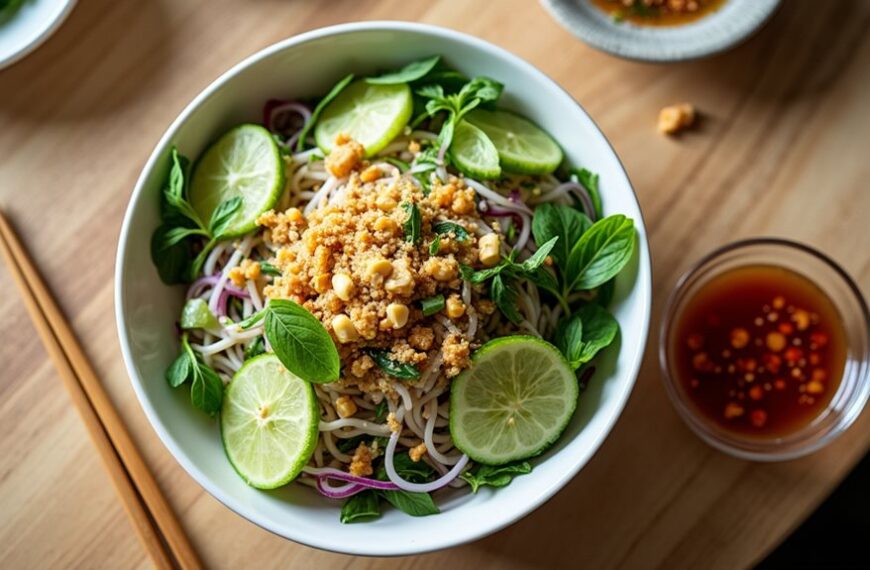 vietnamese herb noodle salad