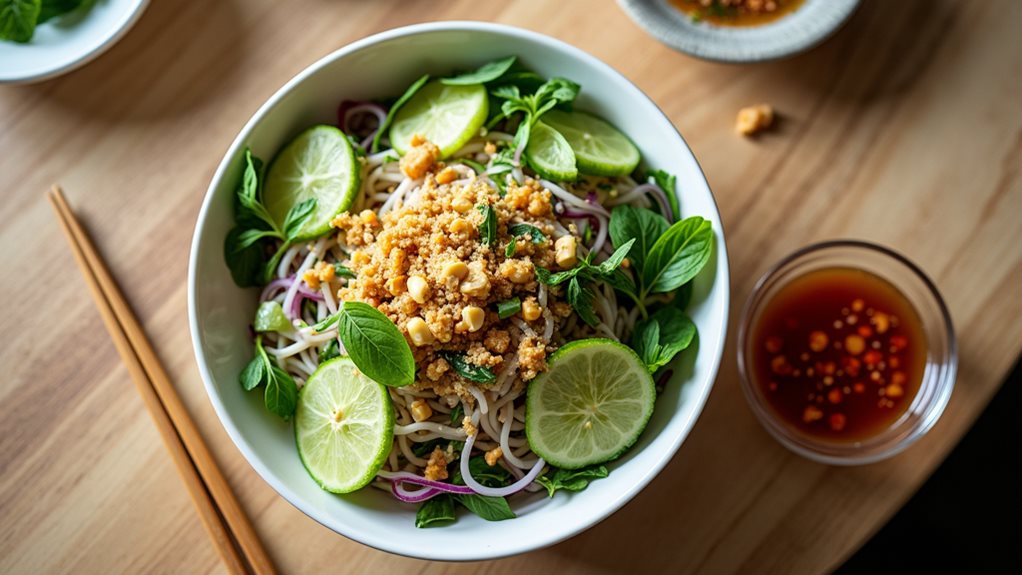 vietnamese herb noodle salad