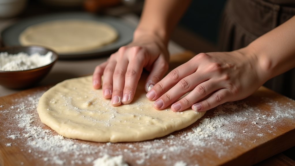 warm soft layered chapatis