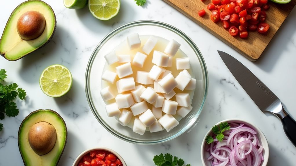 zesty coastal lime ceviche